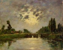 Saint Valery Sur Somme A ponte sobre o bloqueio 1891