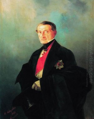Portrait Of Senator Alexander Ivanovich Kaznacheyev 1848