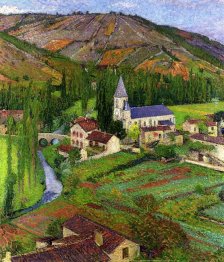 A igreja em Labastide