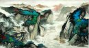 Montagne et de l'eau - peinture chinoise