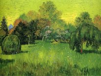 Parc public avec Weeping Willow Le Jardin du Poète I 1888