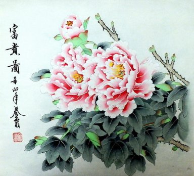 Pivoine - Peinture chinoise