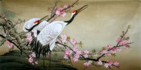 Crane - Plum - Chinesische Malerei