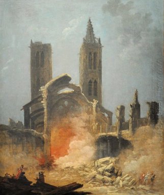 Pembongkaran Gereja Saint-Jean-en-Greve - Musée Carnavalet