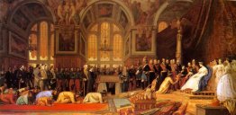 Mottagandet av Siamese ambassadörer från kejsar Napoleon III (18