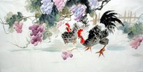Cock - kinesisk målning