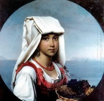 Neapolitanischen Mädchen mit den Früchten 1831