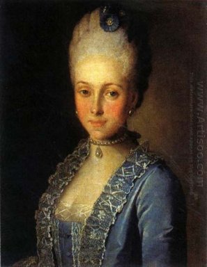 Portrait d\' Alexandra Perfilyeva , née comtesse Tolstoï