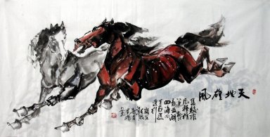 Horse - Peinture chinoise