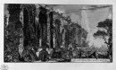 Perspektiv av ruinerna av Akvedukten