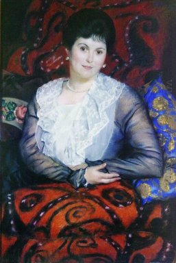 Porträt von Lyubov Borgman 1915