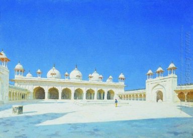 Moti Masjid Moschee Perle Agra 1876