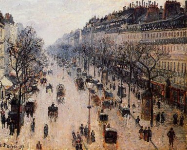 Boulevard Montmartre matin d\'hiver 1897