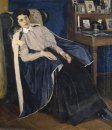 Portret van O M Nesterova Kunstenaar S Dochter 1905