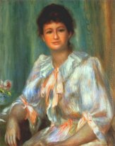 Retrato de uma jovem mulher In White 1901