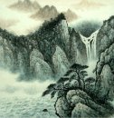 Montañas, Río - Pintura china