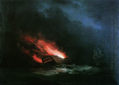 Burning Ship The Episode Of The Russian Turkish War