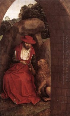 St Jerome And The Lion 1490