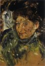 Retrato da mãe, Maria Gerstl, inacabado