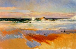 Pantai Of Biarritz Prancis