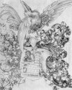 Wappen mit offenen Mann hinter