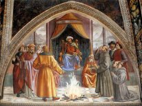 The Trial By Fire St Francis antes do sultão de Egipto 1485