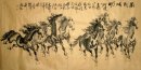 Ocho Caballos papel Tesoros-Antique - la pintura china