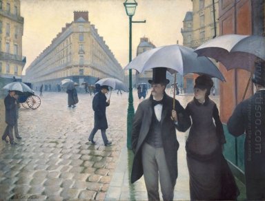 Paris A Rainy Day 1877