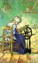 El Spinner Después de Millet 1889