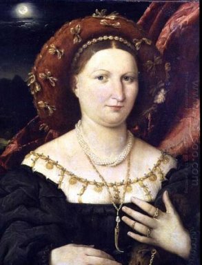 Portrait Of Lucina Brembati 1523