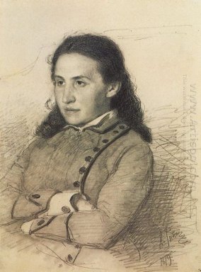 Portrait Of E G Mamontova 1879