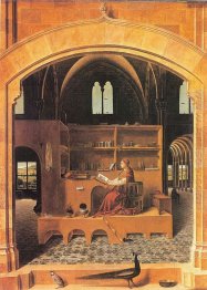 helige Hieronymus i hans studie