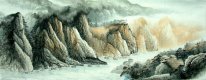 Berge und Wasser - Chinesische Malerei