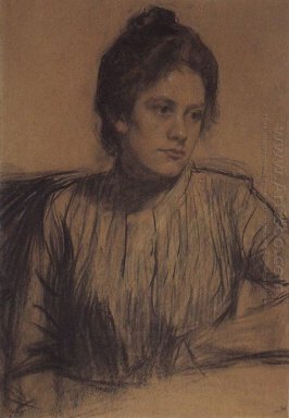 Porträt von Y E Proshinskaya 1901
