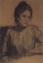 Retrato do Y E Proshinskaya 1901