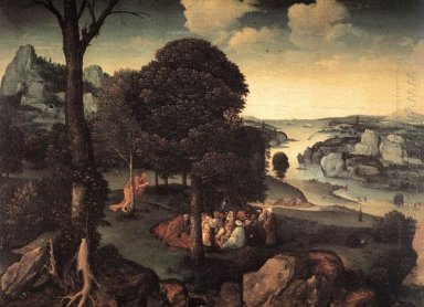 Paysage avec saint Jean-Baptiste prêchant