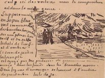 Giardino pubblico con una coppia e un albero di abete blu 1888