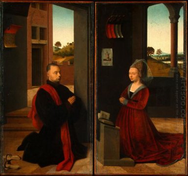 Portrait d\'un donneur masculin et féminin