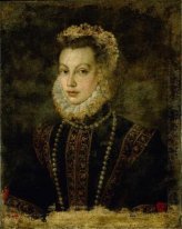 Porträtt av Drottning Elisabeth av Spanien