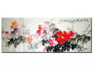 Pivoine - Peinture chinoise