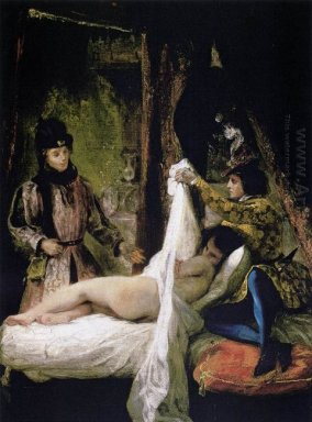 O Duc D Orleans Mostrando sua amante para o Duc De Bourgogne