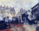 O Pont De L Europe Gare Saint Lazare 1877