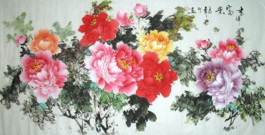 Pivoine - Peinture chinoise