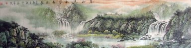 Waterfall - Pittura cinese