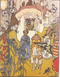 Ilustrasi Untuk The Fairy Tale Of The War Jamur 1909 1