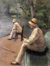 Les pêcheurs sur les bords de l'Yerres