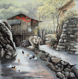 Haus - Chinesische Malerei Haus - Chinesische Malerei