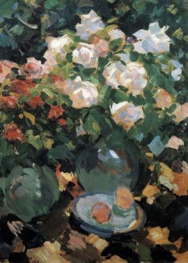 Rosas en jarras Azul 1917