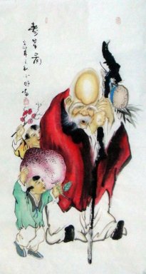 Longevità - pittura cinese