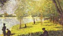 Estudo com figuras Estudo para La Grande Jatte 1885